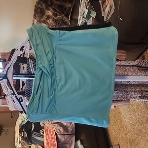 Strapless 2 piece bathing suit